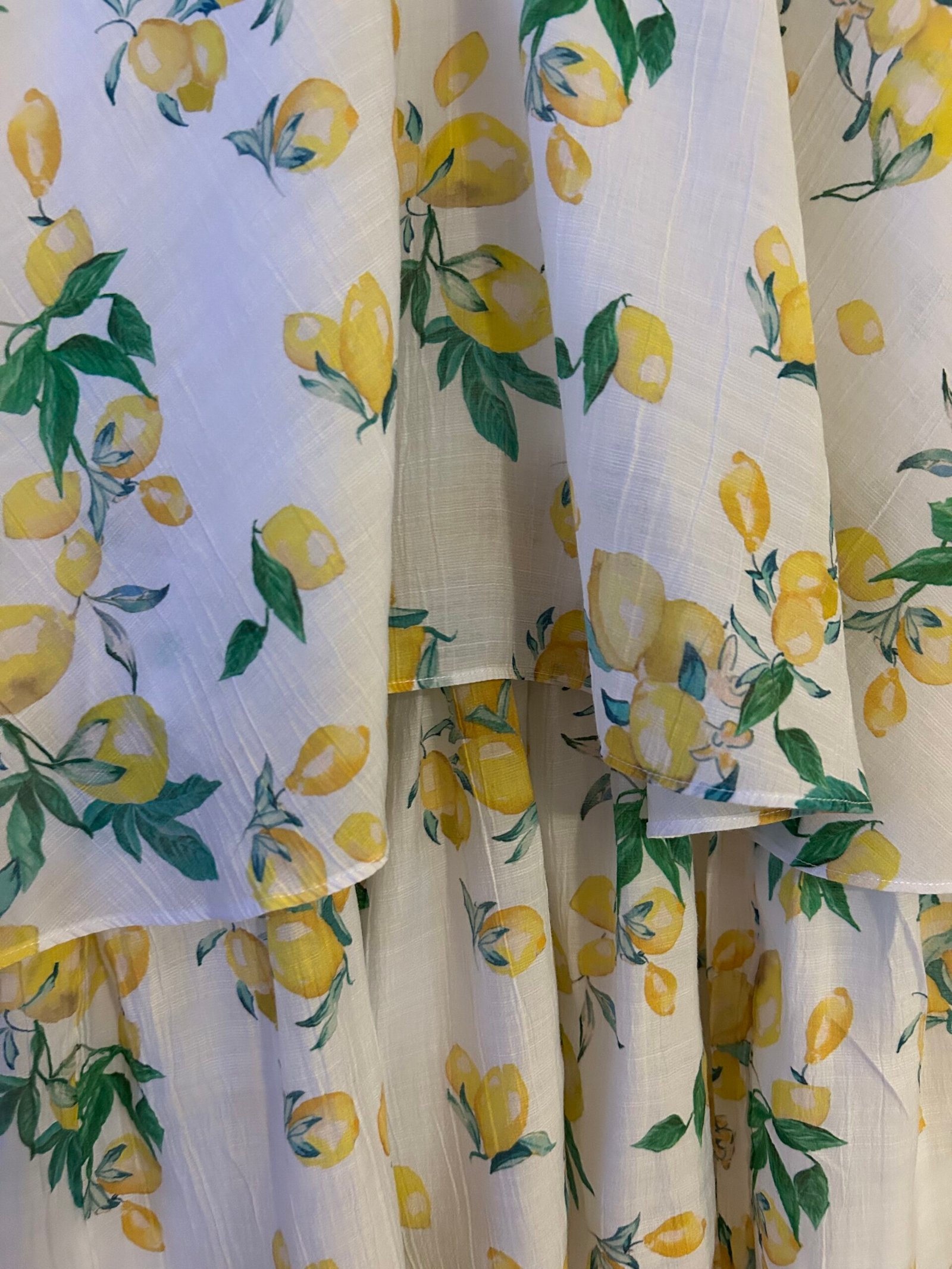 hm layered lemon print dress hm layered lemon print dress