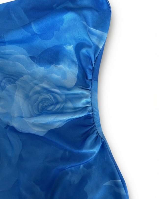 blue floral dress blue floral dress