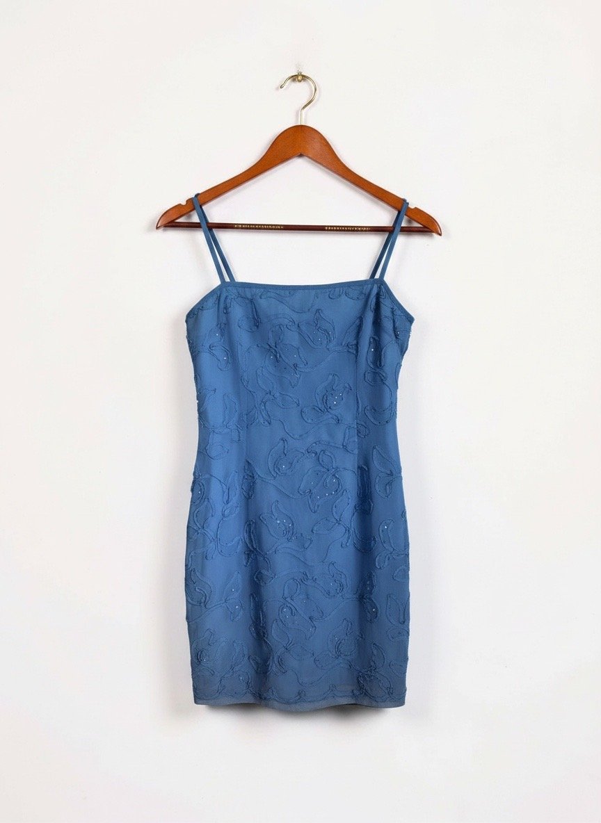 azure blue custom made dress azure blue custom made dress