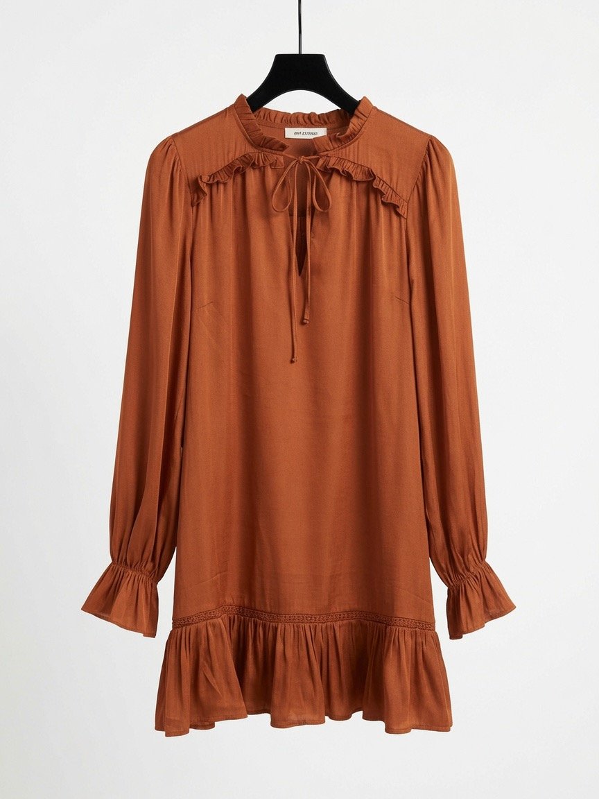 satin like orange dress satin like orange dress