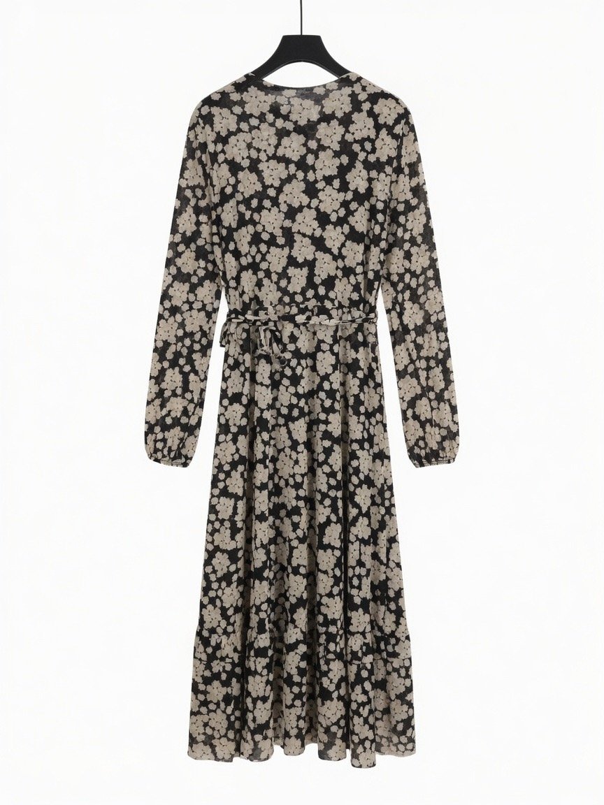 black&white wrap dress black&white wrap dress