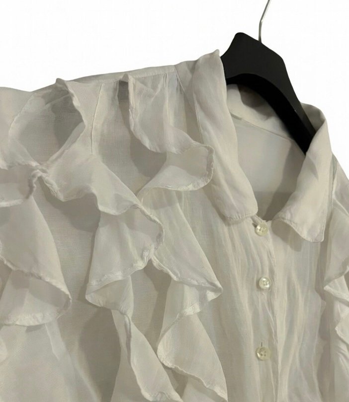 white ruffled blouse white ruffled blouse