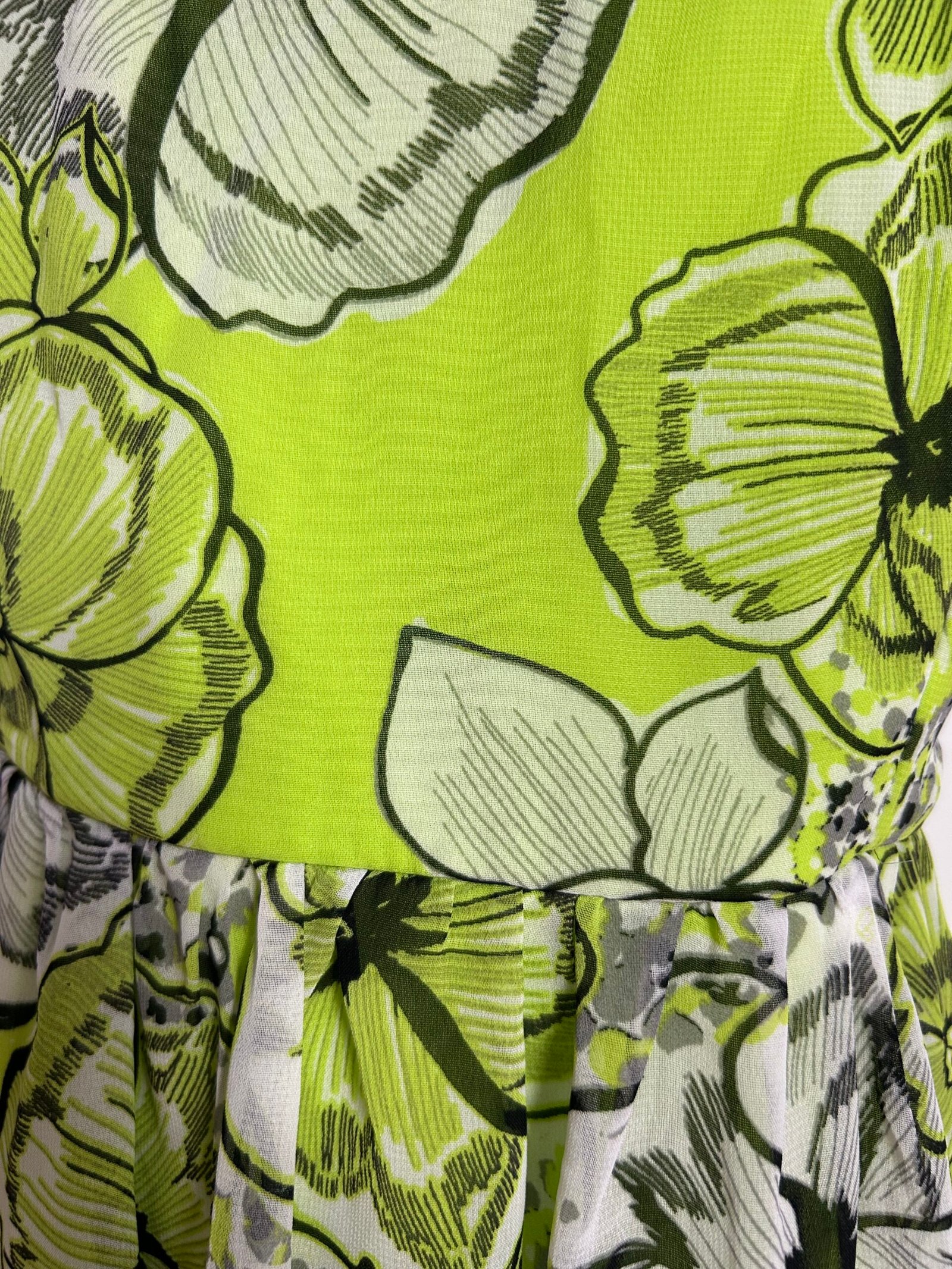 green floral dress green floral dress