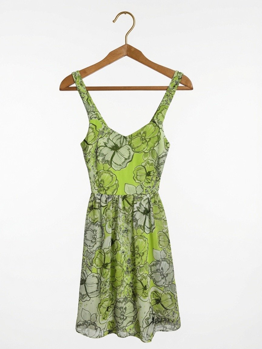 green floral dress green floral dress