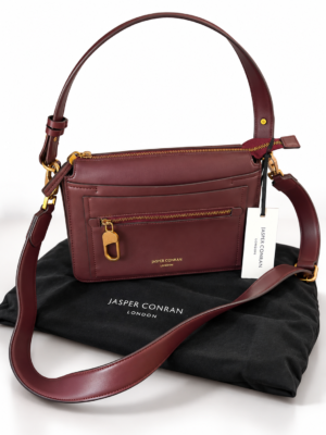 burgundy crossbody bag